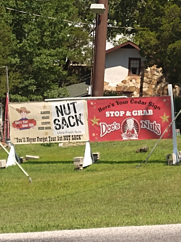 Anyone want Dees Nuts How about a big Nut Sack