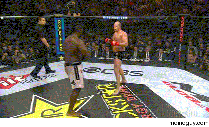 Anything can happen in MMA Sure