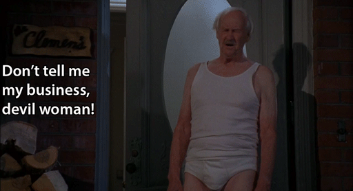 Anytime my ex-wife speaks to me