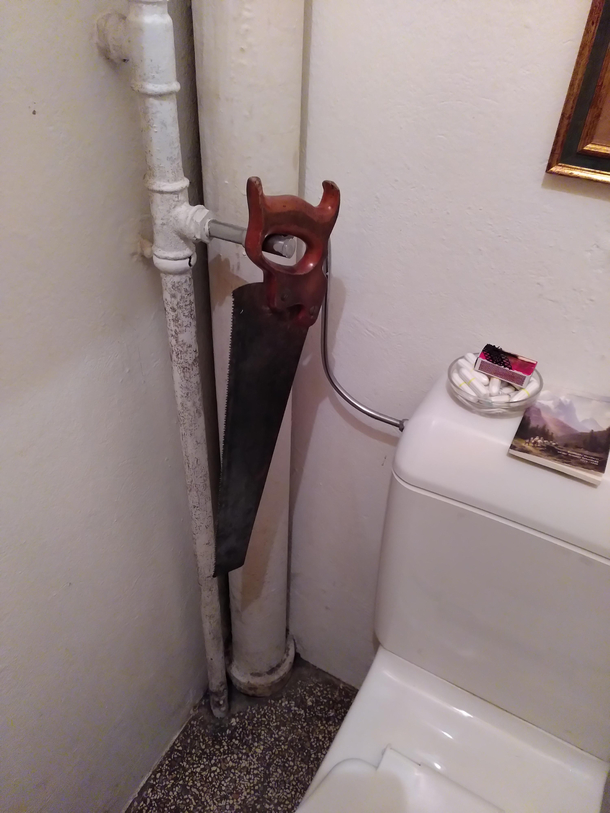 Apparently a poopknife doesnt cut it for my brother