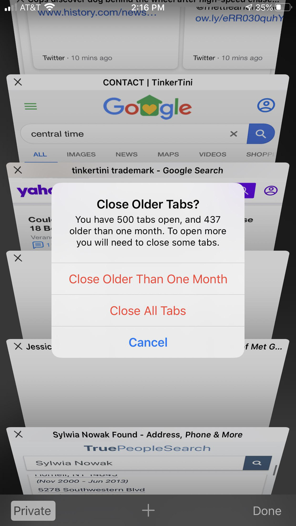 Apparently Im a tab hoarder