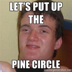 Apparently my father forgot the word wreath
