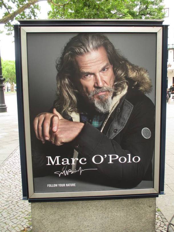 Apparently The Dude became a model in Berlin