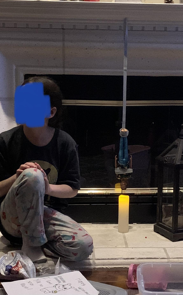 Apparently this is how my niece plays with her toys