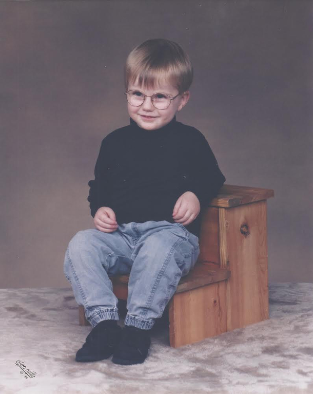 Apparently two year old Me loved to play Steve Jobs