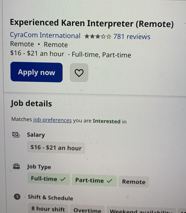 Applying for remote jobs and I come across this one How experienced is experienced