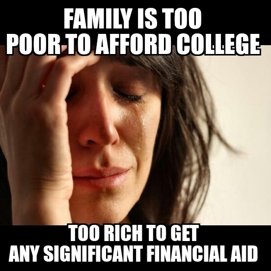 Applying for the FAFSA as a member of a middle class family