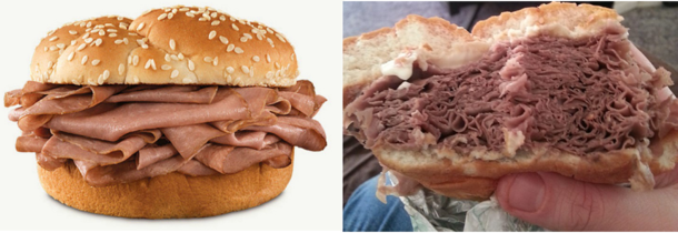 Arbys Expectation VS Reality I see a lot of horror pics Canadian Arbys delivers