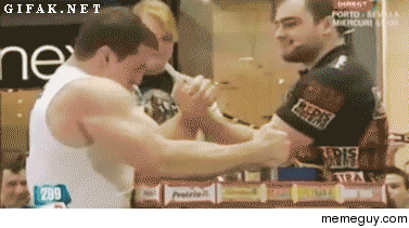Arm wrestler vs Body builder