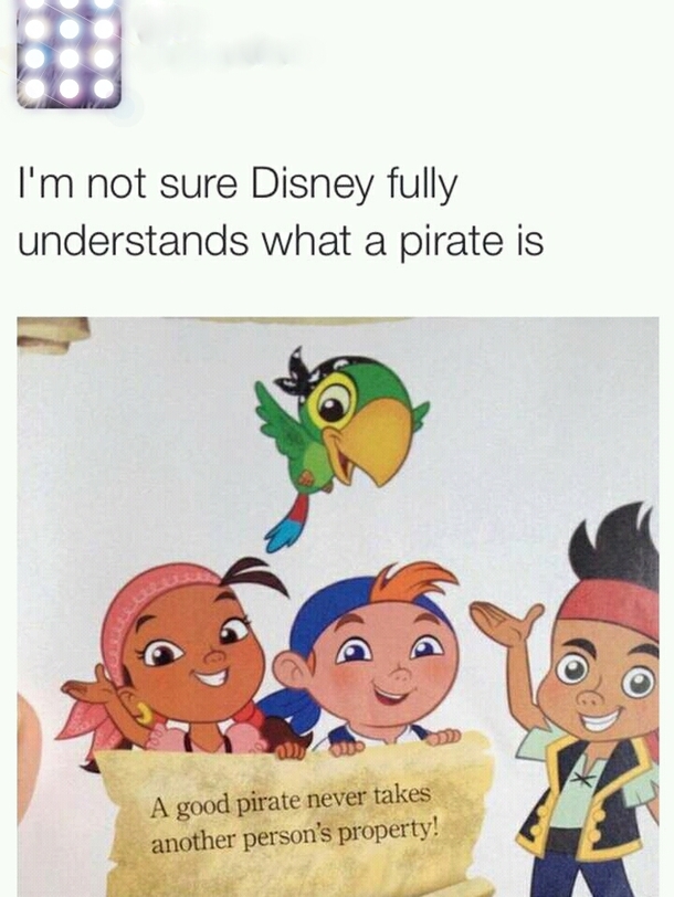 Arrrr Infringin me timbers