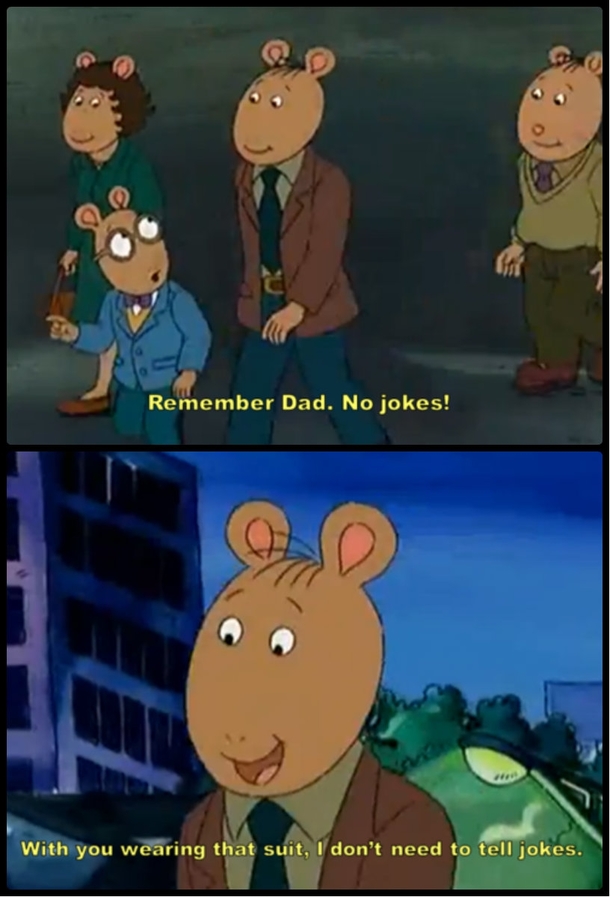 Arthurs dad is an asshole