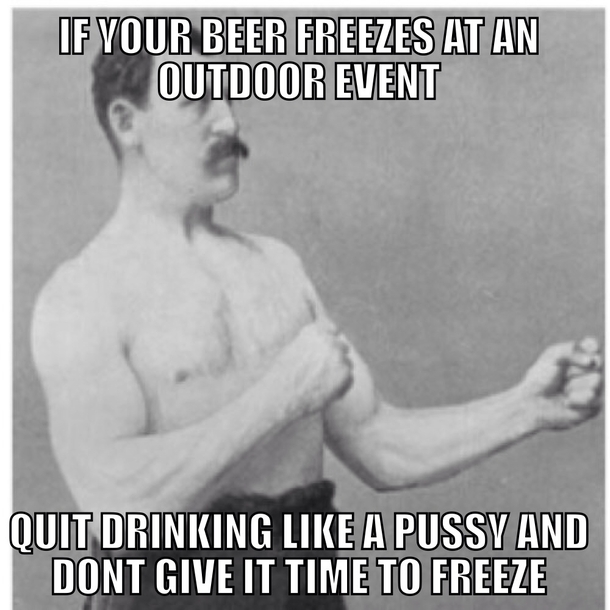 As a Canadian I can help you with your frozen beer problem