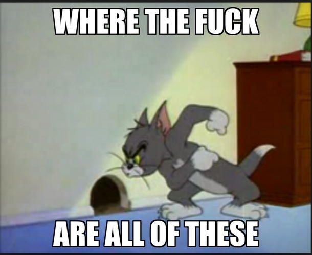 As a child i thought mice would be a way bigger problem when i grew up
