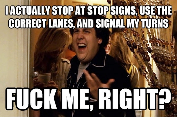 As a cyclist it amazes me how many drivers are actually annoyed by this