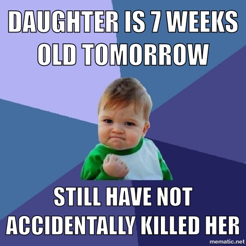As a first time father this is a huge accomplishment