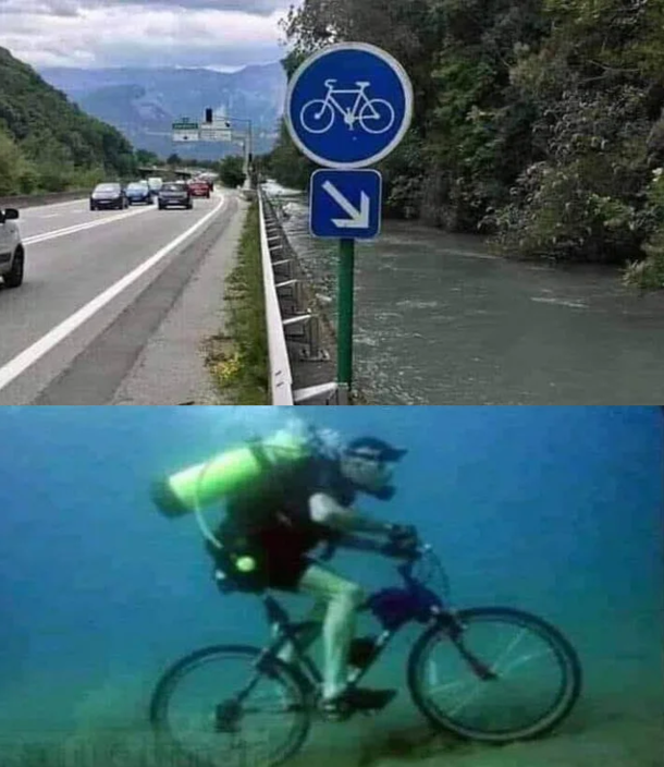 As a good citizen i do what traffic signs tell me to