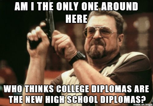As a guy who graduated from college  years ago with  majors  languages and no job