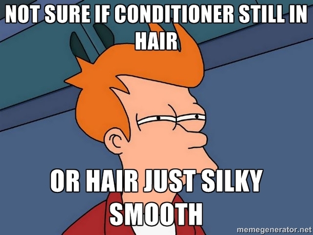 As a guy who rarely uses hair conditioner