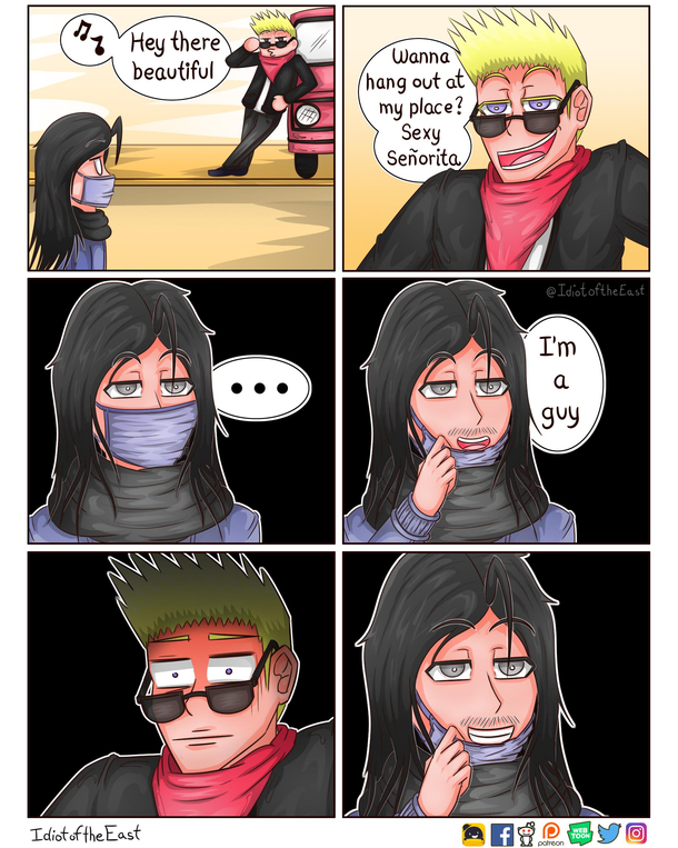 as a guy with long hair i enjoy the compliments especially when my female friends thought i had my hair done and ill just cheekily smile and say no XD