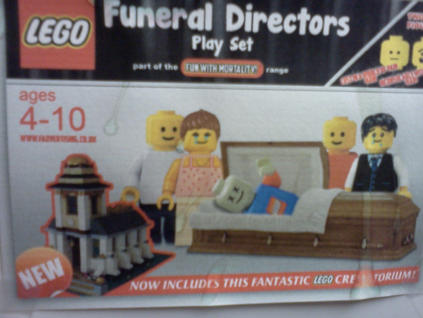 As a Lego enthusiast and Funeral Director doesnt get any better than this