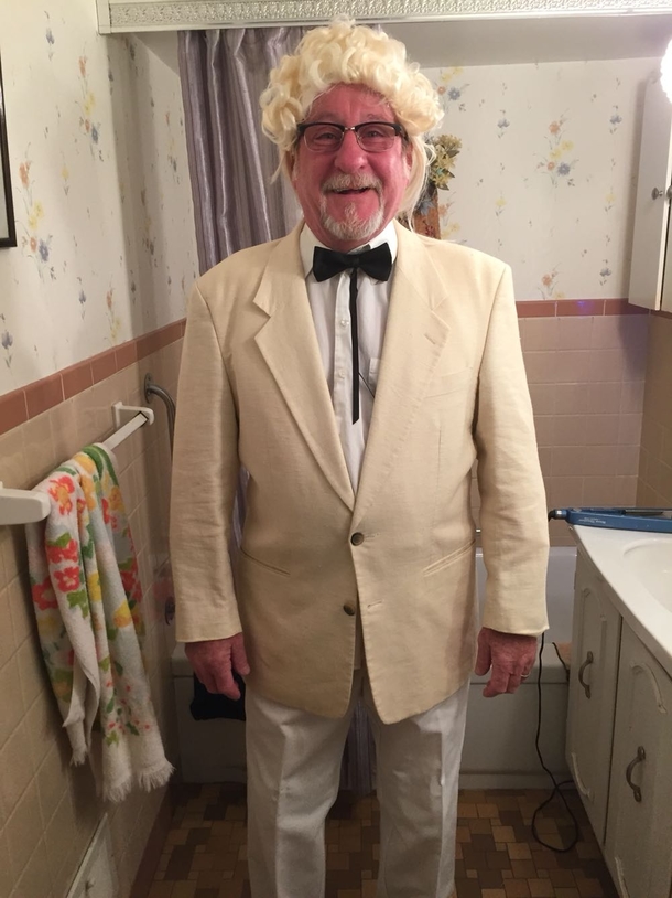 As a manager at KFC my dad really nailed it this year