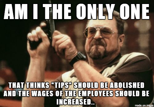 As a method of paying staff tipping is ridiculous