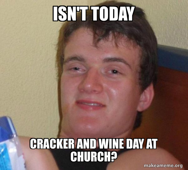 As a non-Christian I always forget the word is Communion