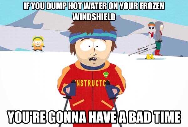 As a northerner living in the south this morning