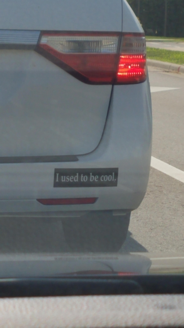 As a parent of two young girls this bumper sticker resonates a lot