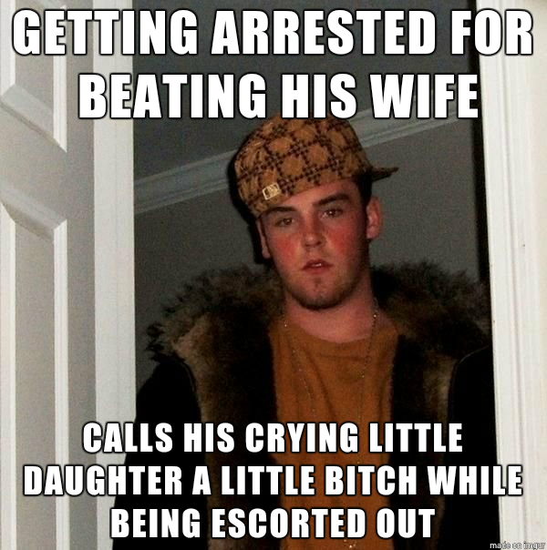 As a Police Officer I met this scumbag last night