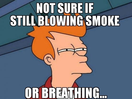 As a smoker in winter