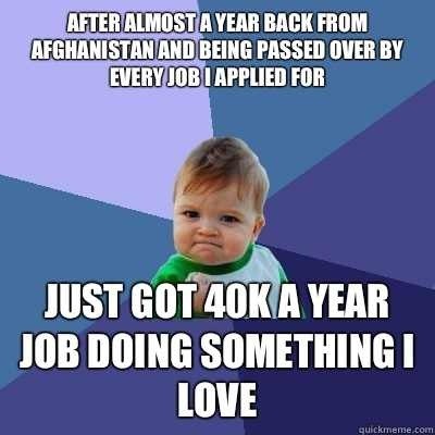 As a veteran this feels really good