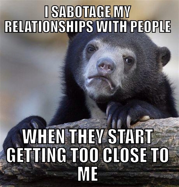 As a voluntary loner this is a hard habit to break