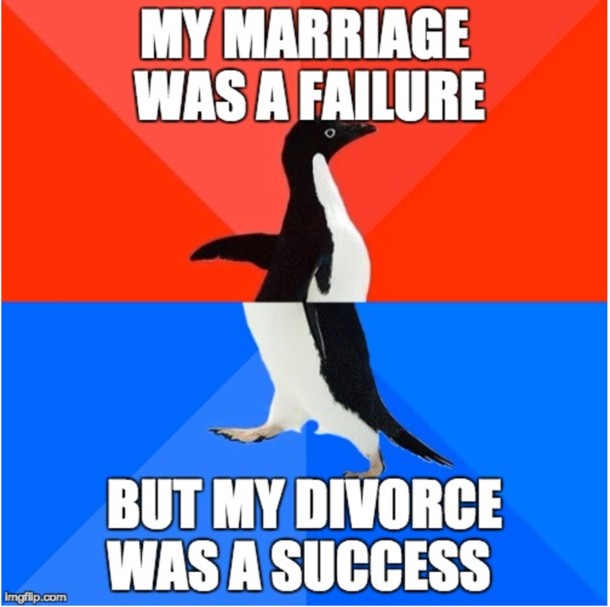 As a  year old having divorced over new years and trying to keep positive