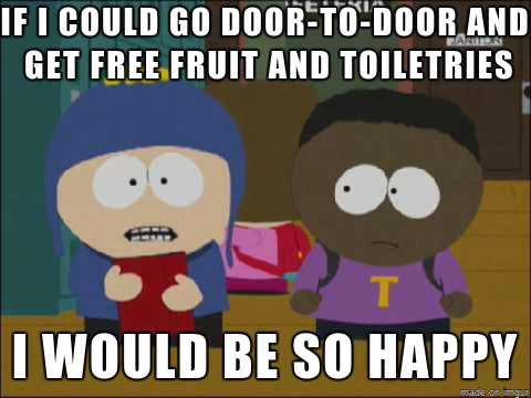 As a young adult reading all this talk about giving away toothbrushes and fruit for Haloween