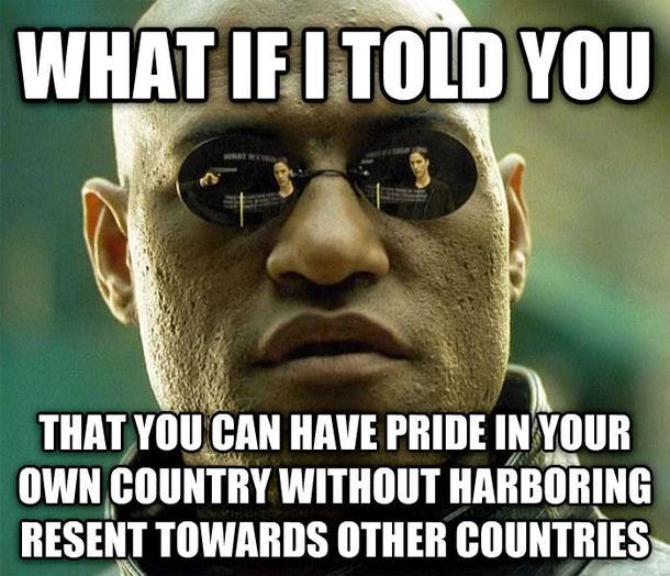 As an American this is my view on patriotism