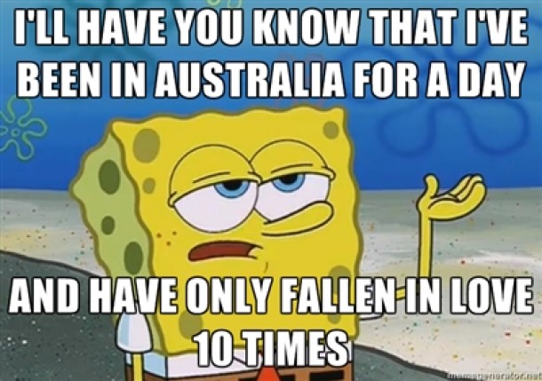As an American visiting Australia for the first time