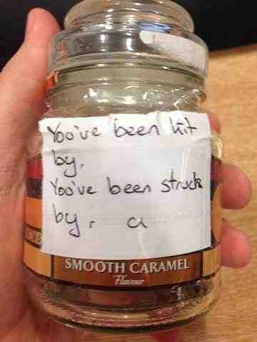 As he came in through the window it was the smell of Yankee Candle