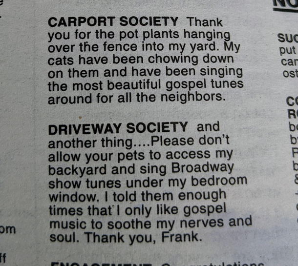 As seen in the personal ads of the San Diego Reader