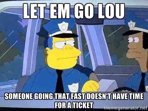 As someone who commutes to work  hours a day I wish every state trooper had this mindset