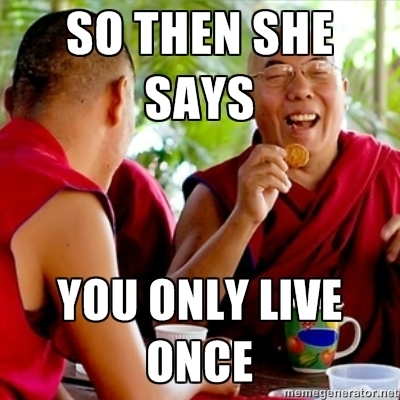 As someone who enjoys studying eastern philosophy especially from BuddhismI found this funny