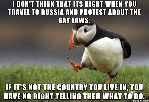As someone who supports gay rights I still think this is wrong