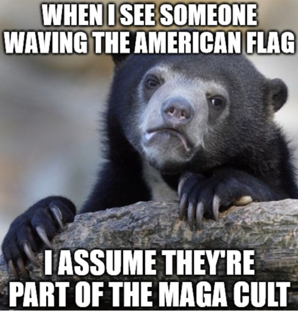 As someone with  red white and blue stickers on his car