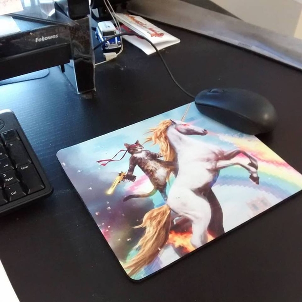 Ask for a mouse pad at work and you shall receive