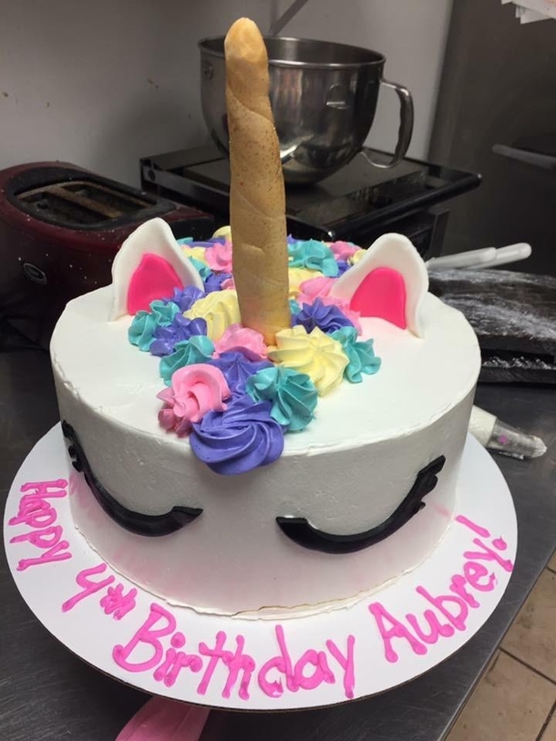 Asked for a unicorn cake