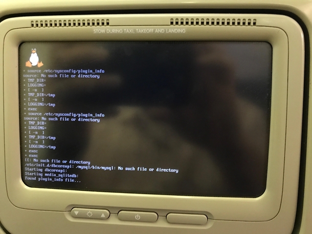 Asked for a Window seat but got Linux
