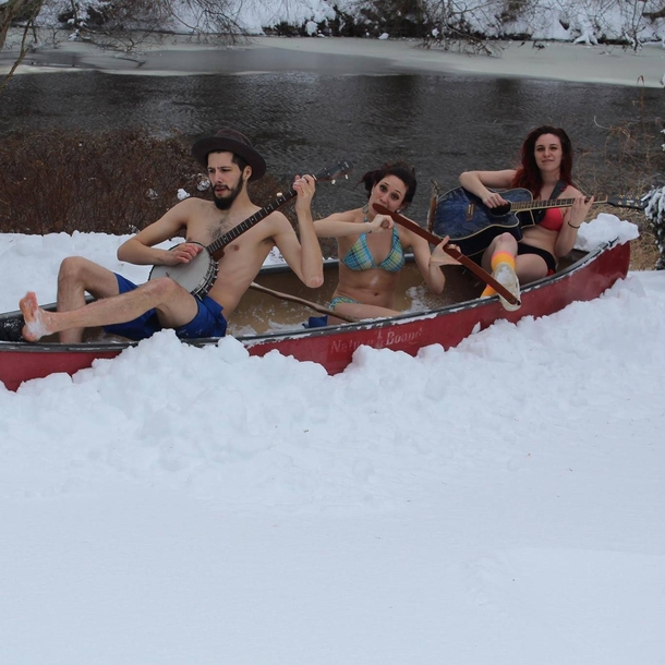 Asked my buddy how him and his friends were holding up in the blizzard - he sent me this