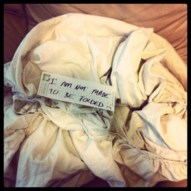 Asked my husband to do laundry