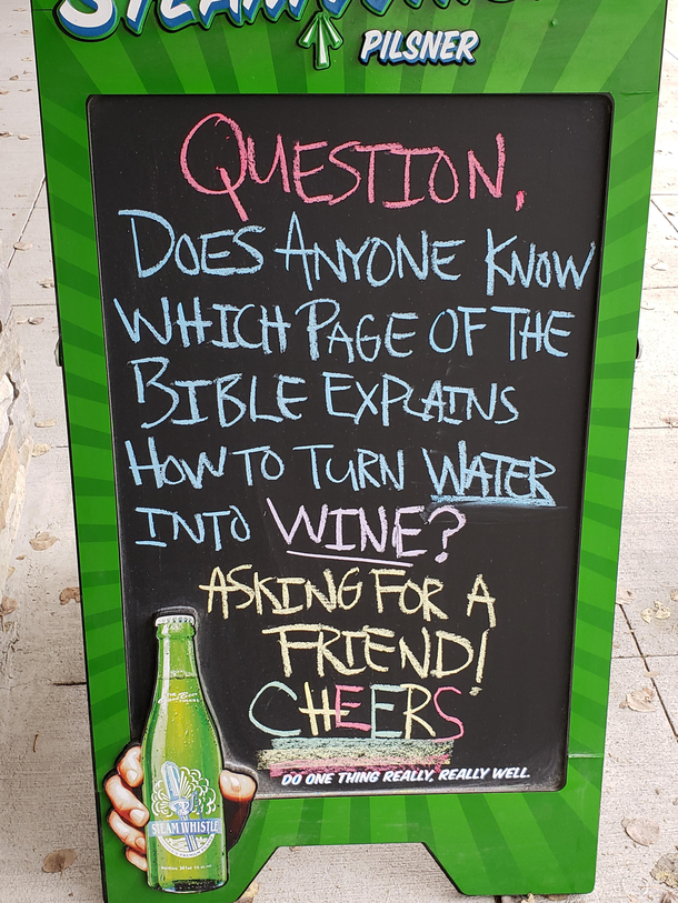 Asking for a friend