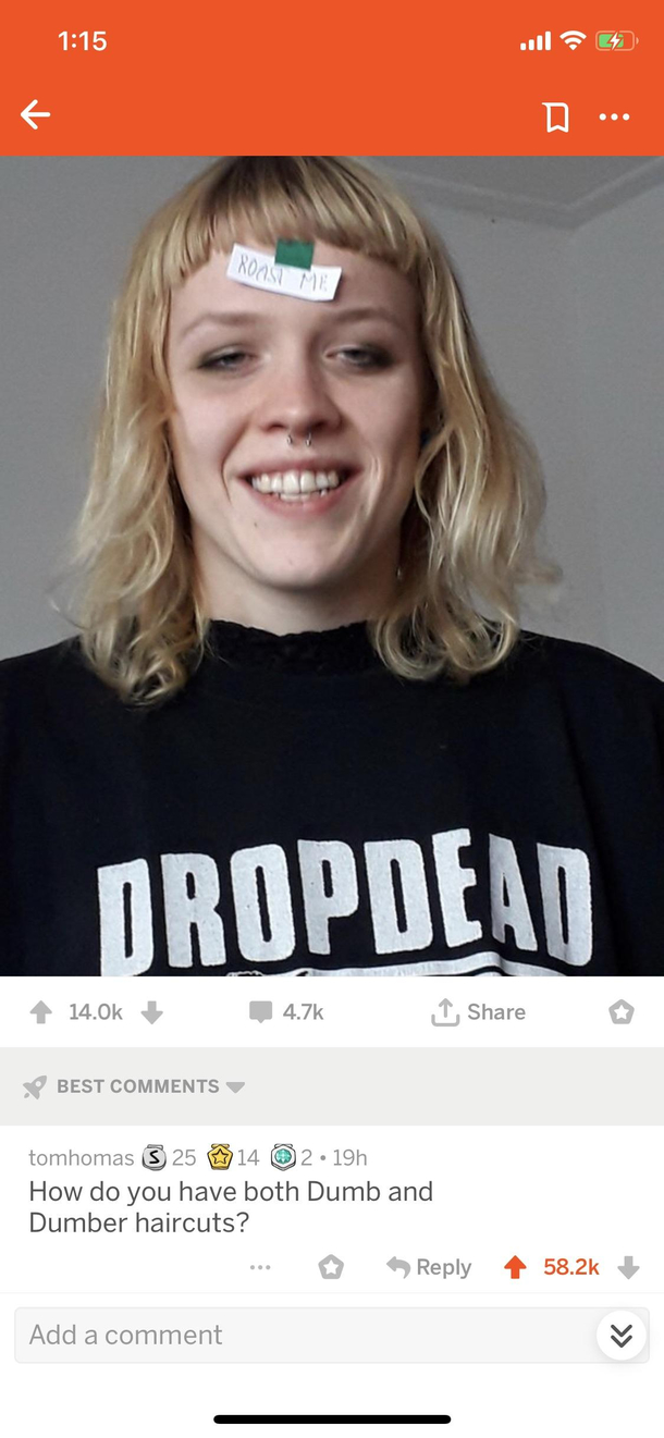 Asking for a roast but getting destroyed